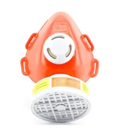 M�scara para part�culas t�xicas com filtro plastico