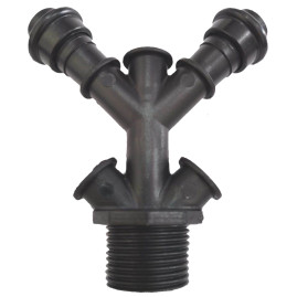 Distribuidor 2 sadas 16mm rosca 3/4