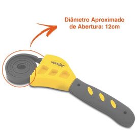 Chave Cinta Ajustvel Vonder CA004 Fixa e Solta Ps Cilndricas Dimetro 12cm Tubo PVC