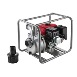 Motobomba Branco Gasolina B4T706 - 6,5 CV 70.000L/h Autoescovante Rotor Aberto