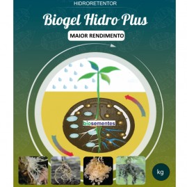 Biogel Aqua Plus Gel para plantio Hidrogel 1kg