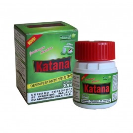 Katana 30 ml Herbicida seletivo para gramados combate p de galinha, carrapicho e braquiaria.