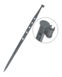 Haste Estaca 36 cm P/ MICRO TUBO (universal)