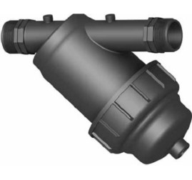 Filtro de tela Inox 1.1/4 120 mesh com vazo de 10.000 L/h para irrigao