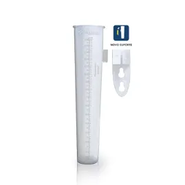 Pluvimetro com escala de 0 a 150 mm para medir a precipitao de gua - chuva