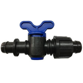 Conector inicial com registro para mangueira 16mm