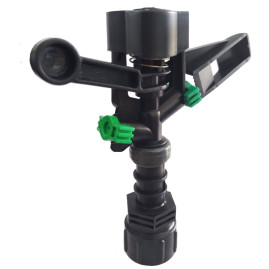 Aspersor Para Irrigao Rosca Fmea 3/4 Bocal Duplo 820 L/h Dimetro 24 Metros