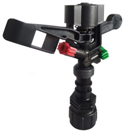 Aspersor Para Irrigao Rosca Fmea 3/4 Bocal Duplo 780 L/h Dimetro 23 Metros
