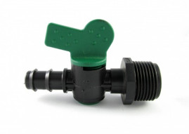 Conector registro inicial dentado com rosca 3/4 para mangueira de 13,9mm interno