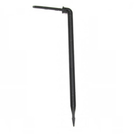 Estacas gotejadora 2,6 L/h para microtubo flexivel de 3,2 mm interno - Kit com 10 und