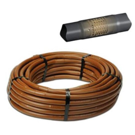 Tubo de Gotejamento 20x20 cm 2,1 L/h Cil�ndrico 44 mil Irritec  100 metros