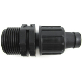 Conector inicial com rosca 3/4 para mangueira gotejadora P1