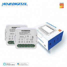 Mini Interruptor Inteligente Wifi 2 Canais 10A Nova Digital 