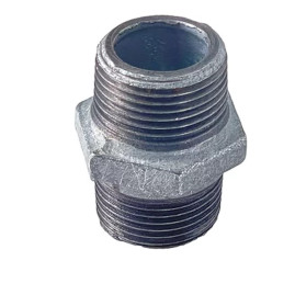 Niple duplo galvanizado de 1/2 a 4 polegadas