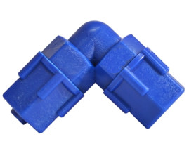 Joelho 8 x 8 mm para tubo de comando