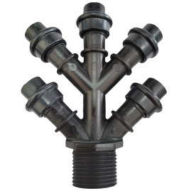 Distribuidor 5 sadas 16mm rosca 3/4