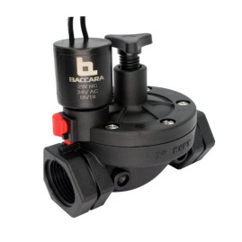 V�lvula solenoide 1 polegada Baccara com controle de fluxo